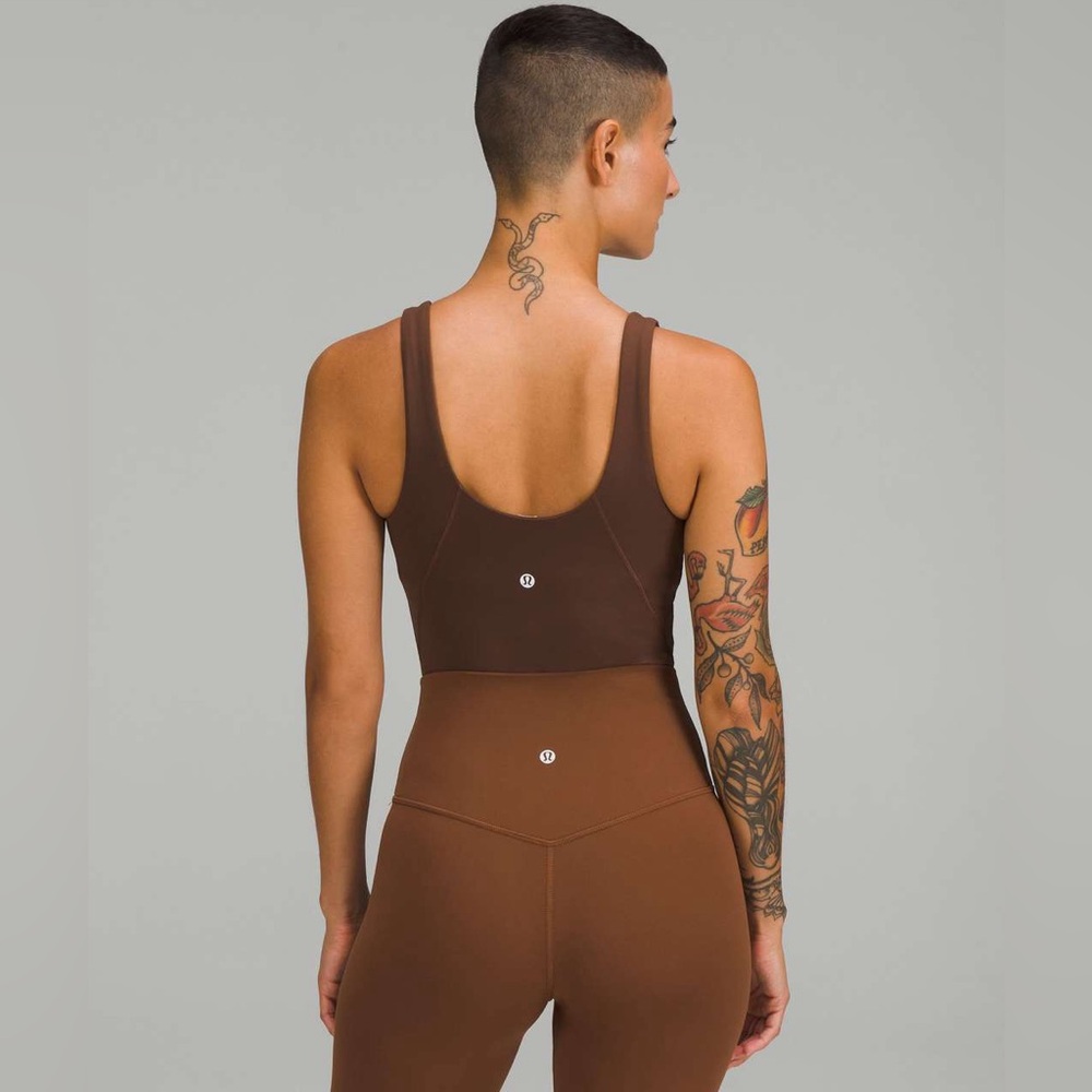 Lululemon Align Bodysuit Size 8 Java - Picture 6 of 16